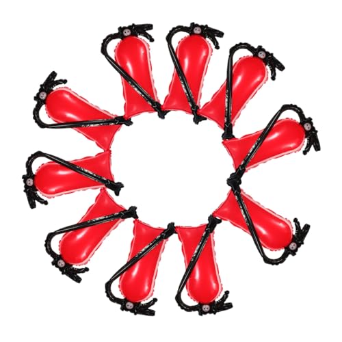 Kisangel 12 Stück Teiliges Feuerlöscher Folienballon Lebendige Feuerwehr Party Dekoration Auffällige Luftballons für Kindergeburtstag Feuerwehrmann Motto Party Deko für Feuerwehrfans von Kisangel