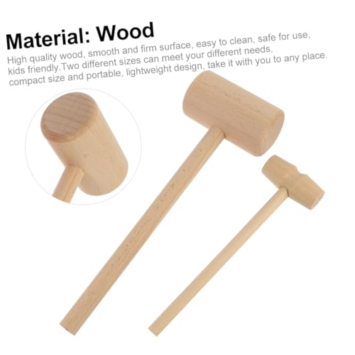 Kisangel 12 Stück Teiliges Holzkrabbenhammer Natürlichem Hartholz Vielseitig für Meeresfrüchte Wie Hummer Krabben und Austern Handgefertigtes Schmuckherstellungshammer als Geschenk für Kisangel 12 Stück Teiliges Holzkrabbenhammer Natürlichem Hartholz Vielseitig für Meeresfrüchte Wie Hummer Krabben und Austern Handgefertigtes Schmuckherstellungshammer als Geschenk für von Kisangel