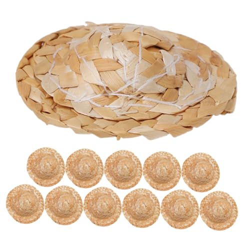 Kisangel 12 Stück Teiliges Mini Handgewebte Strohhüte Winzige Handgefertigte Puppenhüte Leichte Atmungsaktive Miniatur Cowboyhüte für DIY Bastelprojekte Puppenhausdekoration Langlebig Kisangel 12 Stück Teiliges Mini Handgewebte Strohhüte Winzige Handgefertigte Puppenhüte Leichte Atmungsaktive Miniatur Cowboyhüte für DIY Bastelprojekte Puppenhausdekoration Langlebig von Kisangel