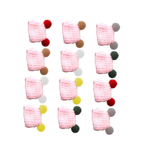 Kisangel 12 Stück Teiliges Mini Strickmützen für DIY Bastelprojekte Bunte Handgefertigte Puppenhüte aus Weichem Garn für Mädchen Weihnachtsdeko und Puppenzubehör Kisangel 12 Stück Teiliges Mini Strickmützen für DIY Bastelprojekte Bunte Handgefertigte Puppenhüte aus Weichem Garn für Mädchen Weihnachtsdeko und Puppenzubehör von Kisangel