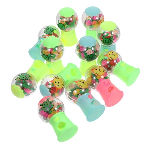 Kisangel 12 Stück Teiliges Radiergummi mit Buntem Cartoon design Tragbarer Radiergummi Behälter Leichtes für Kreative Geschenkidee für Schüler und Junge Mädchen von Kisangel