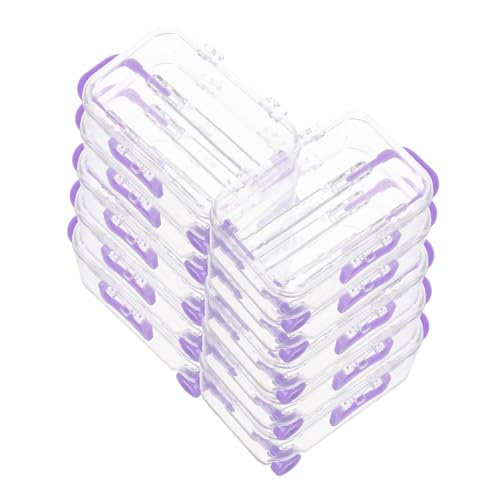 Kisangel 12 Stück Teiliges Transparente Mini kofferboxen Kleine Süßigkeiten aufbewahrung Vielseitige Partydeko Leichte Kunststoff geschenkboxen für Hochzeiten Brautpartys und von Kisangel