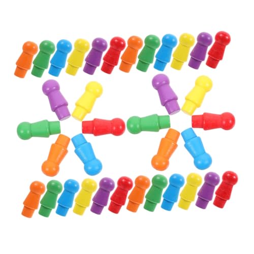 Kisangel 120 Stück Bunte Holzspielsteine Holzfiguren für Mensch Ärgere Dich Chinesisches Damespiel Farben für Brettspiele und Strategische Spiele Kisangel 120 Stück Bunte Holzspielsteine Holzfiguren für Mensch Ärgere Dich Chinesisches Damespiel Farben für Brettspiele und Strategische Spiele von Kisangel
