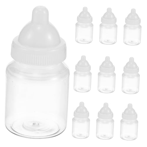 Kisangel 12Stücke Befüllbare Pralinenschachtel Im Milchflaschen Design Kreative Süßigkeitenbox Für Babyparty Und Feierlichkeiten Transparente Geschenkverpackung Für Leckereien Und Bonbons von Kisangel