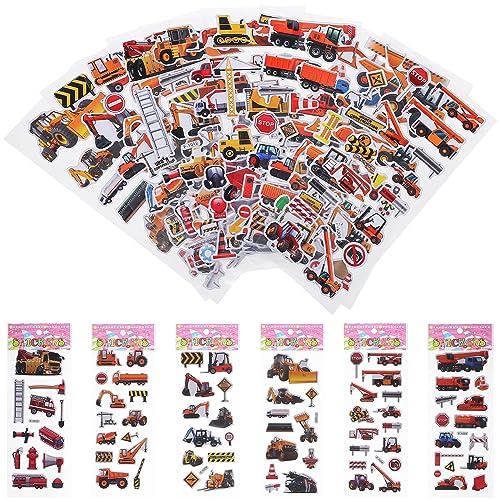 Kisangel 12Stücke Fahrzeug Aufkleber Set für Bagger und Auto Sticker für Party und Starke Haftung Pädagogisch Sicher Kisangel 12Stücke Fahrzeug Aufkleber Set für Bagger und Auto Sticker für Party und Starke Haftung Pädagogisch Sicher von Kisangel