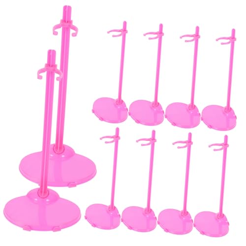 Kisangel 12Stücke Puppenständer aus Stabiler Puppenhalter mit Breiter Basis für Sicheres Display für Puppenliebhaber Zufällige Farben von Kisangel