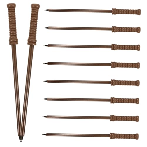 Kisangel 12Stücke Teiliges Halloween Kugelschreiber Magische Stäbe mit Schwarzer Kreative Stifte für Kostümpartys Accessoires für Erwachsene von Kisangel