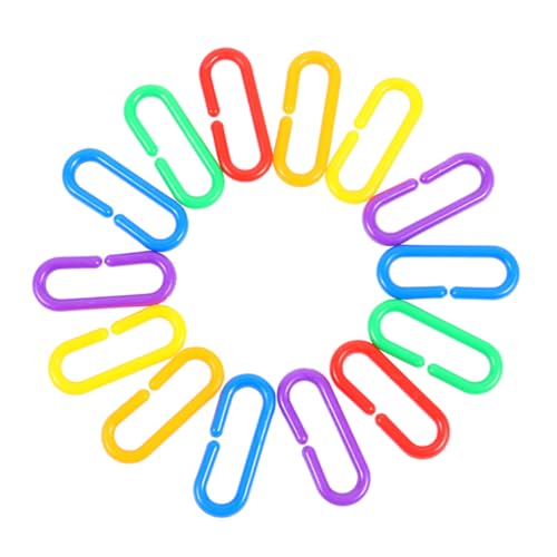 Kisangel 150 Stück Bunte C Clips Haken Kettenlinks Kunststoff Kettenglied für Kreative Fördert die Farberkennung und Handwerkliche Fähigkeiten Kisangel 150 Stück Bunte C Clips Haken Kettenlinks Kunststoff Kettenglied für Kreative Fördert die Farberkennung und Handwerkliche Fähigkeiten von Kisangel