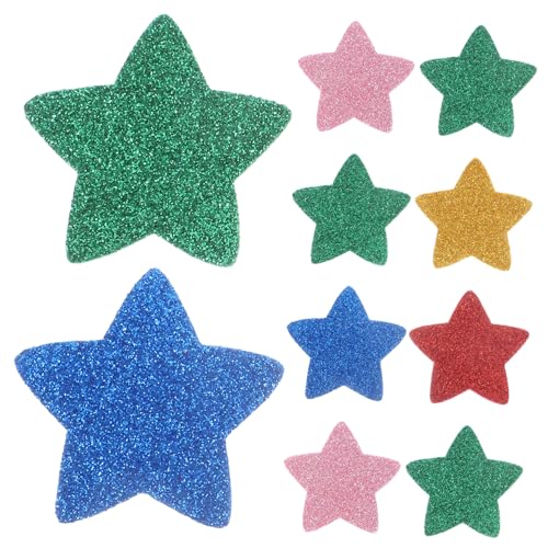 Kisangel 15Stücke Glitzer Aufkleber Selbstklebende Sternaufkleber Bunten Farben Für Bastelprojekte Und Dekoration Glitter Star Sticker Kisangel 15Stücke Glitzer Aufkleber Selbstklebende Sternaufkleber Bunten Farben Für Bastelprojekte Und Dekoration Glitter Star Sticker von Kisangel