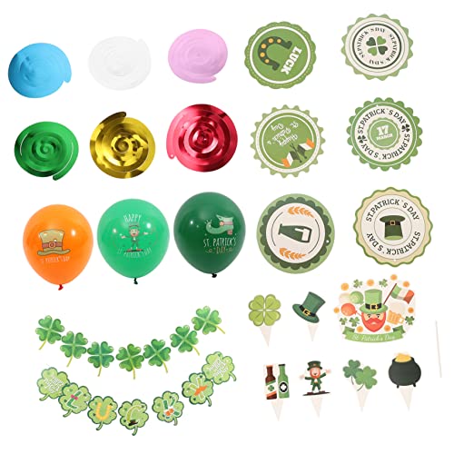 Kisangel 1Satz Patrick's Day Luftballons Einzigartige Partydekoration Für Veranstaltungen Und Feiern Auffällige Patrick's Day Dekoration Garten Schule Kisangel 1Satz Patrick's Day Luftballons Einzigartige Partydekoration Für Veranstaltungen Und Feiern Auffällige Patrick's Day Dekoration Garten Schule von Kisangel