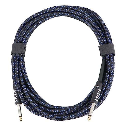 Kisangel 1Stück Gitarre Audio Anschlusskabel Flexibles Gitarrenkabel Für Rauschunterdrückung Tragbares Instrumentenzubehör Für Optimale Signalübertragung Doppelkabeldesign Kisangel 1Stück Gitarre Audio Anschlusskabel Flexibles Gitarrenkabel Für Rauschunterdrückung Tragbares Instrumentenzubehör Für Optimale Signalübertragung Doppelkabeldesign von Kisangel