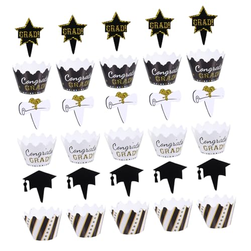 Kisangel 2 Sätze Kuchen Umgebende Karten Abschlussfeier Kuchendekoration Abschlussfeier Cupcake Dekoration Abschlusstorte Kuchen Picks Felgen Kuchen Dekorative Topper Papier 24 Stück * 2 Kisangel 2 Sätze Kuchen Umgebende Karten Abschlussfeier Kuchendekoration Abschlussfeier Cupcake Dekoration Abschlusstorte Kuchen Picks Felgen Kuchen Dekorative Topper Papier 24 Stück * 2 von Kisangel