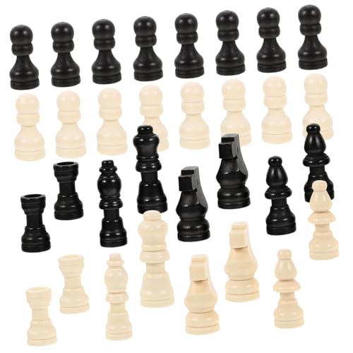 Kisangel 2 Sätze Mini Holz Schachfiguren Holzfiguren Schachspiel Zubehör für Lehrzwecke und Brettspiele Geeignet Kisangel 2 Sätze Mini Holz Schachfiguren Holzfiguren Schachspiel Zubehör für Lehrzwecke und Brettspiele Geeignet von Kisangel
