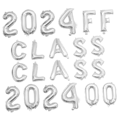 Kisangel 2 Sätze Party-ballon-set Hochzeit Dekoration Abschluss-herz-design-ballon Partyschmuck Partyzubehör Ballon 2024 Partyballons Luftballons Zum Feiern Aluminiumfolie Silver Kisangel 2 Sätze Party-ballon-set Hochzeit Dekoration Abschluss-herz-design-ballon Partyschmuck Partyzubehör Ballon 2024 Partyballons Luftballons Zum Feiern Aluminiumfolie Silver von Kisangel