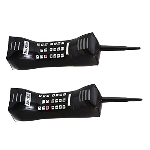 Kisangel 2 Stück Aufblasbarer Großer Telefonspielzeug Für Gefälscht Aufblasbare Spielzeugtelefone Retro Riesiges Aufblasbares Telefon Aufblasbares Party Schwarz Pvc Kisangel 2 Stück Aufblasbarer Großer Telefonspielzeug Für Gefälscht Aufblasbare Spielzeugtelefone Retro Riesiges Aufblasbares Telefon Aufblasbares Party Schwarz Pvc von Kisangel