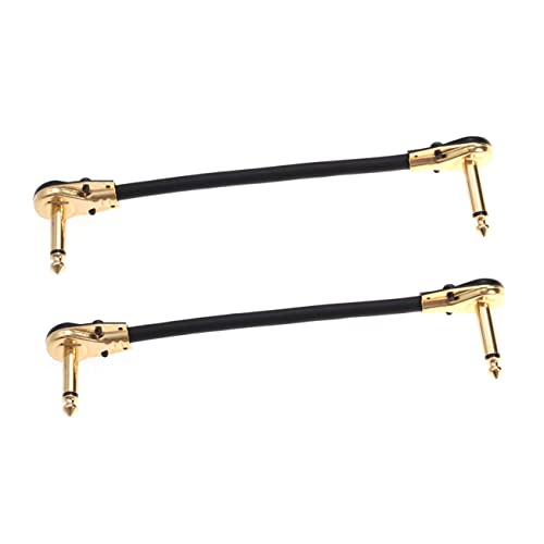Kisangel 2 Stück Gitarreneffekt Kabel Noise Reduction Patchkabel Kupfer Langlebig Flexibel für Instrumente Klare Signalübertragung Kisangel 2 Stück Gitarreneffekt Kabel Noise Reduction Patchkabel Kupfer Langlebig Flexibel für Instrumente Klare Signalübertragung von Kisangel