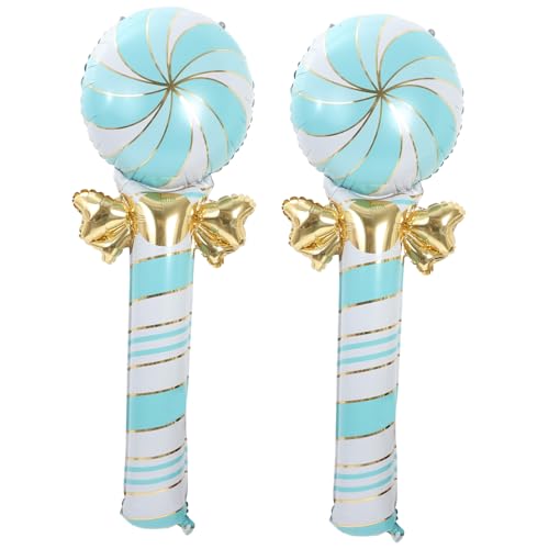 Kisangel 2 Stück Große Folienballons Candy Stick Hellblau Teiliges Aufblasbare Weihnachts und Partydekoration Stilvolle Süßigkeitenform für Geburtstags und Festtagsfeiern Kisangel 2 Stück Große Folienballons Candy Stick Hellblau Teiliges Aufblasbare Weihnachts und Partydekoration Stilvolle Süßigkeitenform für Geburtstags und Festtagsfeiern von Kisangel