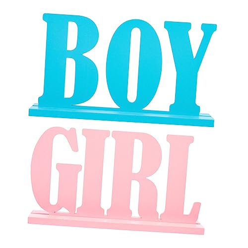 Kisangel 2 Stück Holz Buchstaben Dekoration Teilig Gender Reveal Party Deko Shower Partygäste Ankündigung Geschlecht Holz Aufsteller für Shower Party Kisangel 2 Stück Holz Buchstaben Dekoration Teilig Gender Reveal Party Deko Shower Partygäste Ankündigung Geschlecht Holz Aufsteller für Shower Party von Kisangel