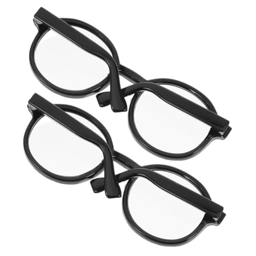 Kisangel 2 Stück Mini Brille Puppenaccessoire Schwarzrahmen Klare Gläser Leichte Dekorative Brillen für Baumwollpuppen Einfach Anzuziehen Entfernen Modische Puppen Sonnenbrillen Zubehör Kisangel 2 Stück Mini Brille Puppenaccessoire Schwarzrahmen Klare Gläser Leichte Dekorative Brillen für Baumwollpuppen Einfach Anzuziehen Entfernen Modische Puppen Sonnenbrillen Zubehör von Kisangel