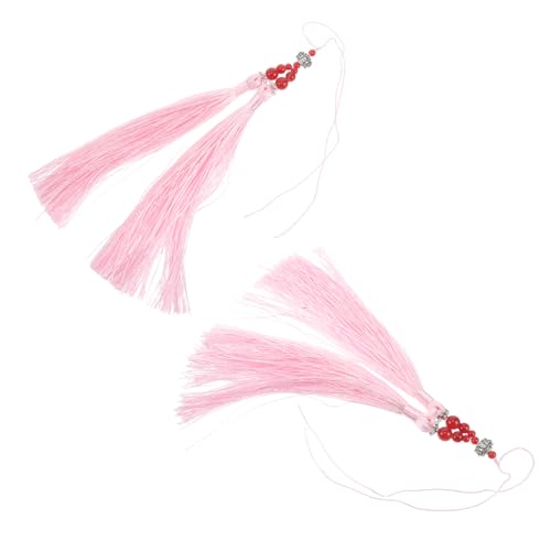 Kisangel 2 Stück Tai-Chi-Schwertspitze schlüsselanhänger Tischset mit Quastendekor rote Quasten zum Basteln Taschenanhänger mit Quaste Chinesischer Quastenanhänger Polyester Rosa Kisangel 2 Stück Tai-Chi-Schwertspitze schlüsselanhänger Tischset mit Quastendekor rote Quasten zum Basteln Taschenanhänger mit Quaste Chinesischer Quastenanhänger Polyester Rosa von Kisangel