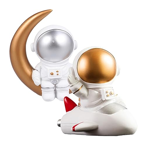 Kisangel 2 Stück Teiliges Astronauten Kuchen Deko Resin Dekorationen für Geburtstagsfeiern Hochzeiten und Partys Kreative Tischdekorationen für Unvergessliche Kisangel 2 Stück Teiliges Astronauten Kuchen Deko Resin Dekorationen für Geburtstagsfeiern Hochzeiten und Partys Kreative Tischdekorationen für Unvergessliche von Kisangel