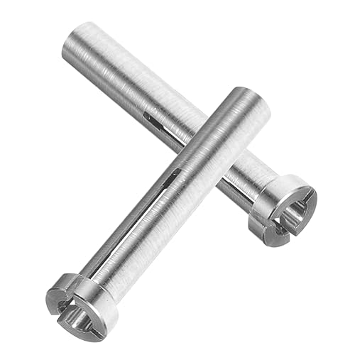 Kisangel 2 Stück Teiliges Bohrer adapter Edelstahl Wiederverwendbare Bit konverter für Elektronische Gravurmaschinen Elastisch und Verschleißfest für Sicheren Halt und Präzise Anwendung von Kisangel