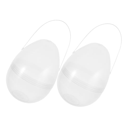 Kisangel 2 Stück Transparenter Eierbehälter Aus Kunststoff Mit Offenem Design, Hohle Kugel, Ornament-aufbewahrungsbox Für Klauenmaschine, Schmuck Und Kunsthandwerk, Heimdekoration Kisangel 2 Stück Transparenter Eierbehälter Aus Kunststoff Mit Offenem Design, Hohle Kugel, Ornament-aufbewahrungsbox Für Klauenmaschine, Schmuck Und Kunsthandwerk, Heimdekoration von Kisangel