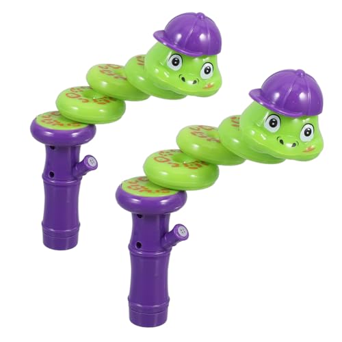 Kisangel 2 Stück Twisty Schlangenspielzeug Streich Party verdrehen Cartoon-Tier-Pfeife Spielzeugpfeifen pfeifen Süße lustige Pfeife süße Pfeifen Abs Green Kisangel 2 Stück Twisty Schlangenspielzeug Streich Party verdrehen Cartoon-Tier-Pfeife Spielzeugpfeifen pfeifen Süße lustige Pfeife süße Pfeifen Abs Green von Kisangel