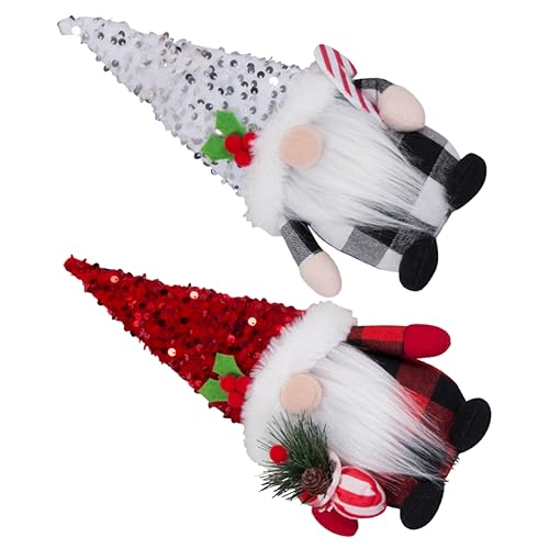 Kisangel 2 Stück Weihnachtswichtel Dekoration Gesichtslose GNOME Puppe für Tisch und Weihnachtsbaum Niedliche Stoffornamente für Festliche Kisangel 2 Stück Weihnachtswichtel Dekoration Gesichtslose GNOME Puppe für Tisch und Weihnachtsbaum Niedliche Stoffornamente für Festliche von Kisangel