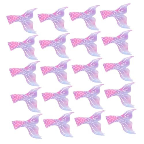 Kisangel 20 Blatt Meerjungfrau Serviette Meerjungfrau-partyservietten Meerjungfrau Geburtstagsdekoration Meerjungfrau-geburtstagsgeschenke Lustige Getränke Servietten Papier Violett von Kisangel