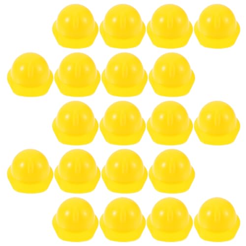 Kisangel 20 Stck. Helmmodellspielzeug Puppenhelme Puppen-Schutzhelm Schutzhelm für Kleinkinder Miniaturpuppenhut Bauhut für Minipuppen Puppenhüte Plastikpuppenhut Abs Yellow Kisangel 20 Stck. Helmmodellspielzeug Puppenhelme Puppen-Schutzhelm Schutzhelm für Kleinkinder Miniaturpuppenhut Bauhut für Minipuppen Puppenhüte Plastikpuppenhut Abs Yellow von Kisangel