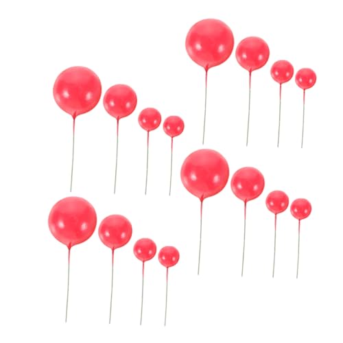 Kisangel 20 Stück Add- Zum Dekorieren Von Kuchen Dekorationen Mini Party Topper Ballongas Hochzeitsdeko Luftballons Geburtstagskerzen Für Torte Kuchendekoration Kuchen Verzieren Schaum von Kisangel