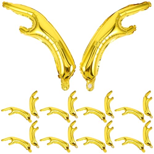 Kisangel 20 Stück Elchgeweih-Luftballons aus Aluminiumfolie, niedliches Hirschhorn, Partyzubehör für Weihnachten, Geburtstage und Thementreffen, aufblasbare Dekorationen Kisangel 20 Stück Elchgeweih-Luftballons aus Aluminiumfolie, niedliches Hirschhorn, Partyzubehör für Weihnachten, Geburtstage und Thementreffen, aufblasbare Dekorationen von Kisangel