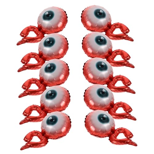 Kisangel 20 Stück Halloween Luftballons Handgelenk Aufblasbare Aluminium Folie Augenball Armbänder Kreative Party Deko für Halloween Fest Feierlichkeiten Vielseitig und Leicht Tragbar Kisangel 20 Stück Halloween Luftballons Handgelenk Aufblasbare Aluminium Folie Augenball Armbänder Kreative Party Deko für Halloween Fest Feierlichkeiten Vielseitig und Leicht Tragbar von Kisangel