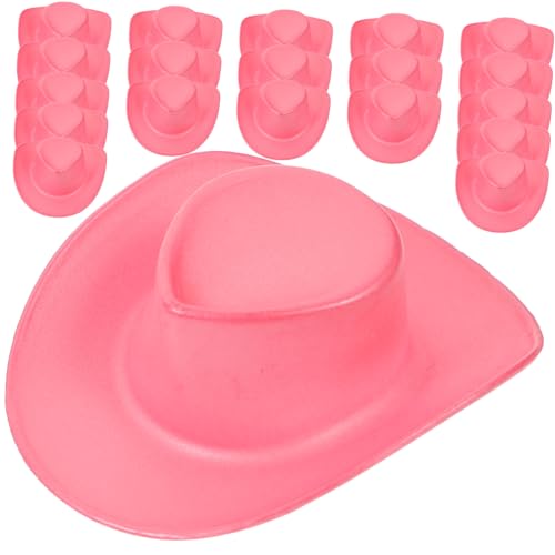 Kisangel 20 Stück Mini-Cowboyhut Cowboy-Hut Dekorativ Miniatur alle Mini-Western-Cowboy cowboyhut doll Accessories austauschbare Puppenhüte Hut für Minihauspuppe Plastik Rosa Kisangel 20 Stück Mini-Cowboyhut Cowboy-Hut Dekorativ Miniatur alle Mini-Western-Cowboy cowboyhut doll Accessories austauschbare Puppenhüte Hut für Minihauspuppe Plastik Rosa von Kisangel