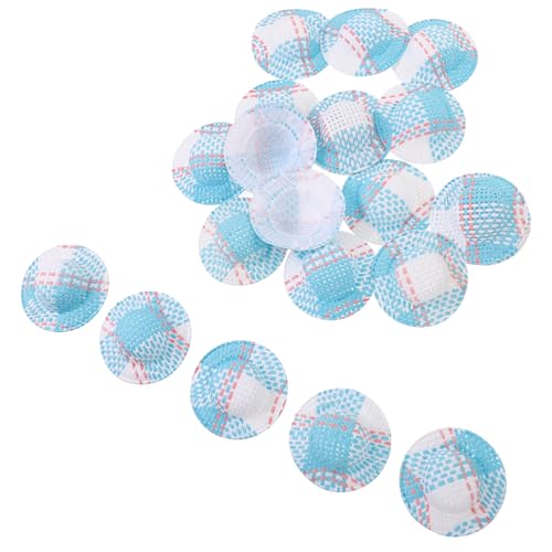 Kisangel 20 Stück Puppenhaus Strohhut Mini-strohhüte Für Puppen Mini-puppenhüte Miniatursachen Weihnachtsminihüte Mini-hüte Für Puppenhäuser Mini-Hut Geburtstag Hut Für Kleine Puppe Papier von Kisangel
