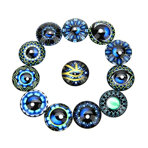 Kisangel 20 Stück Runde Glasaufkleber für DIY Schmuckdesign Kreative Cabochons Blau für Ohrringe und Bastelarbeiten Vielseitig Einsetzbar für Besondere Anlässe und Dekorationen Kisangel 20 Stück Runde Glasaufkleber für DIY Schmuckdesign Kreative Cabochons Blau für Ohrringe und Bastelarbeiten Vielseitig Einsetzbar für Besondere Anlässe und Dekorationen von Kisangel