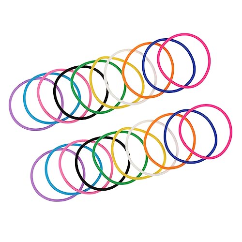 Kisangel 20 Stück Silikonarmbänder Elastische Unisex Handgelenk Bänder für Partys Geburtstagsfeiern Hochzeiten Vielseitig Einsetzbar Haargummis oder Armreifen Gemischte Farben Kisangel 20 Stück Silikonarmbänder Elastische Unisex Handgelenk Bänder für Partys Geburtstagsfeiern Hochzeiten Vielseitig Einsetzbar Haargummis oder Armreifen Gemischte Farben von Kisangel