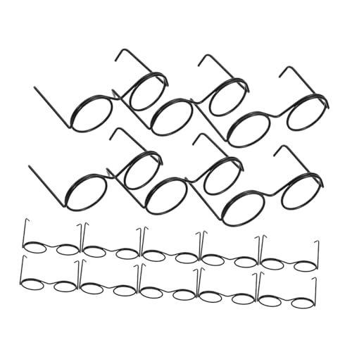 Kisangel 20 Stück Teiliges Mini Brillen für Puppen Runde Rahmenlose Gläser Puppenhaus Zubehör für DIY Dekoration Elegante Accessoires für Puppenfreunde Kisangel 20 Stück Teiliges Mini Brillen für Puppen Runde Rahmenlose Gläser Puppenhaus Zubehör für DIY Dekoration Elegante Accessoires für Puppenfreunde von Kisangel