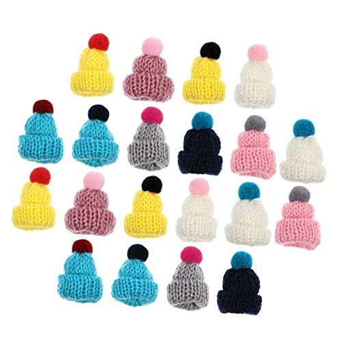 Kisangel 20 Stück Teiliges Niedliche Miniatur Wollmützen Vielseitige DIY Bastelaccessoires Farblich Sortiert Puppenhüte und Dekorative Strickmützen für Party und Zufällige Zufällige Farbe Kisangel 20 Stück Teiliges Niedliche Miniatur Wollmützen Vielseitige DIY Bastelaccessoires Farblich Sortiert Puppenhüte und Dekorative Strickmützen für Party und Zufällige Zufällige Farbe von Kisangel