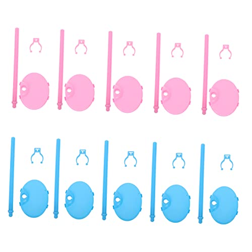 Kisangel 20 Stück Teiliges Puppenständer Halterung für Hochzeitspuppen Stabile Clips mit Breiter Basis und Blaue für Puppen Einfaches Design Hält Puppen Sicher und Beschädigungsfrei von Kisangel