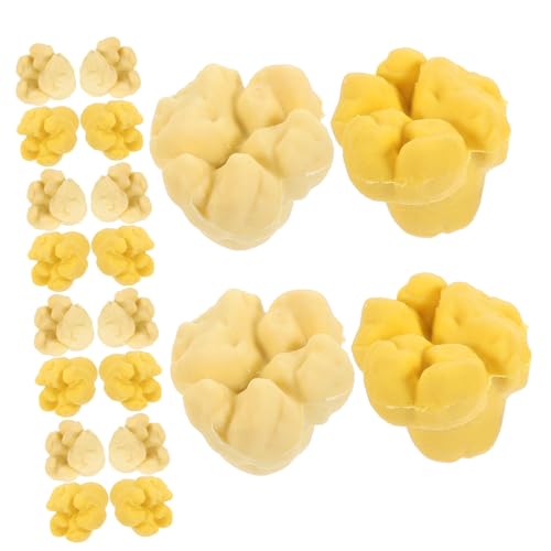 Kisangel 20 Stück kreativer Radiergummi Radiergummis Klassenzimmer belohnt Briefpapier Party bevorzugt Radiergummis Popcornförmiges Briefpapier Schulpreise Lieferungen von Kisangel