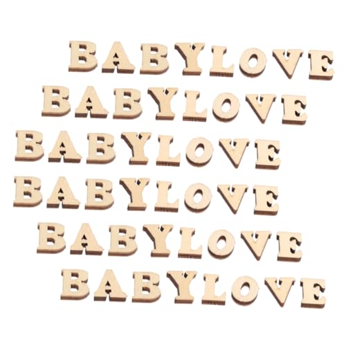 Kisangel 200 Stück Handgefertigte Buchstaben-Holzspäne Für Kinder Kunst Malerei DIY Pädagogische Aktivitäten DIY-Buchstaben Zum Basteln Kleine Holzbuchstaben Unbemalte von Kisangel