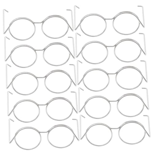 Kisangel 20Stücke Puppenzubehör Brillen Metallrahmen für DIY Puppenmode Stylische Brillen für Puppen Robustes Design für Kreative Spielideen und Interaktion Kisangel 20Stücke Puppenzubehör Brillen Metallrahmen für DIY Puppenmode Stylische Brillen für Puppen Robustes Design für Kreative Spielideen und Interaktion von Kisangel