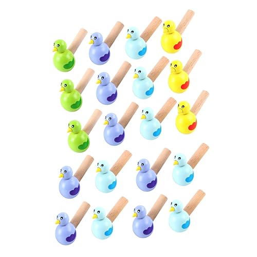 Kisangel 20Stücke Vogelpfeifen Aus Holz Lustige Spielzeuge Für Partys Und Fördert Musikverständnis Und Kreativität Zufällige Farben von Kisangel
