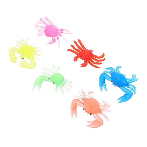 Kisangel 20Stücke Weiche TPR Meereskreaturen für Farbenfrohe Aquariumschmuck Modelle Interaktives Badespielzeug Kreativität und Motorik von Kisangel