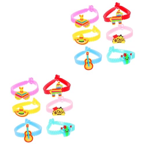 Kisangel 24 Stck Teiliges PVC Armband Mexikanischer Karnevalstil Weiches Partyarmband Bunte Fiesta Designs Komfortables Wristband Für Festliche Mexikanische Kisangel 24 Stck Teiliges PVC Armband Mexikanischer Karnevalstil Weiches Partyarmband Bunte Fiesta Designs Komfortables Wristband Für Festliche Mexikanische von Kisangel