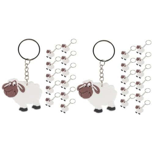 Kisangel 24 Stck Teiliges Schaf Schlüsselanhänger Weiche Anhänger Realistische Schafform Vielseitig als Taschen oder Schlüssel Deko Lebendige Cartoon Schafe für Partys Kisangel 24 Stck Teiliges Schaf Schlüsselanhänger Weiche Anhänger Realistische Schafform Vielseitig als Taschen oder Schlüssel Deko Lebendige Cartoon Schafe für Partys von Kisangel