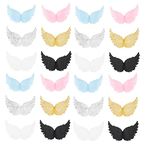 Kisangel Stück Engel Flügel Bastelset DIY Dekoration für Kuchen Handwerk und Kreative Projekte Farben für Persönliche und Bastelarbeiten von Kisangel