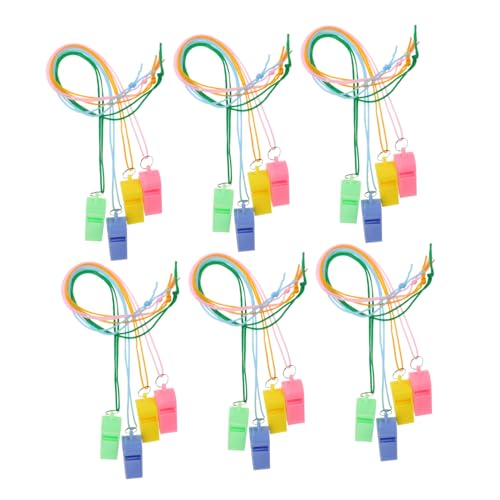 Kisangel 24 Stück Teiliges Neon Pfeifen für Bunte Sicherheits Pfeifen mit Kette für Fußball Training und Outdoor Aktivitäten Laute Kunststoff Schiedsrichterpfeifen für Trainer und Partys Kisangel 24 Stück Teiliges Neon Pfeifen für Bunte Sicherheits Pfeifen mit Kette für Fußball Training und Outdoor Aktivitäten Laute Kunststoff Schiedsrichterpfeifen für Trainer und Partys von Kisangel